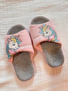 Girls' Unicorn Slide Slippers